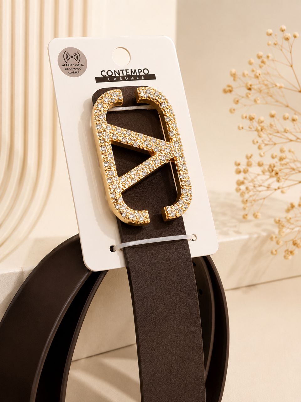 CEINTURE V MARRON