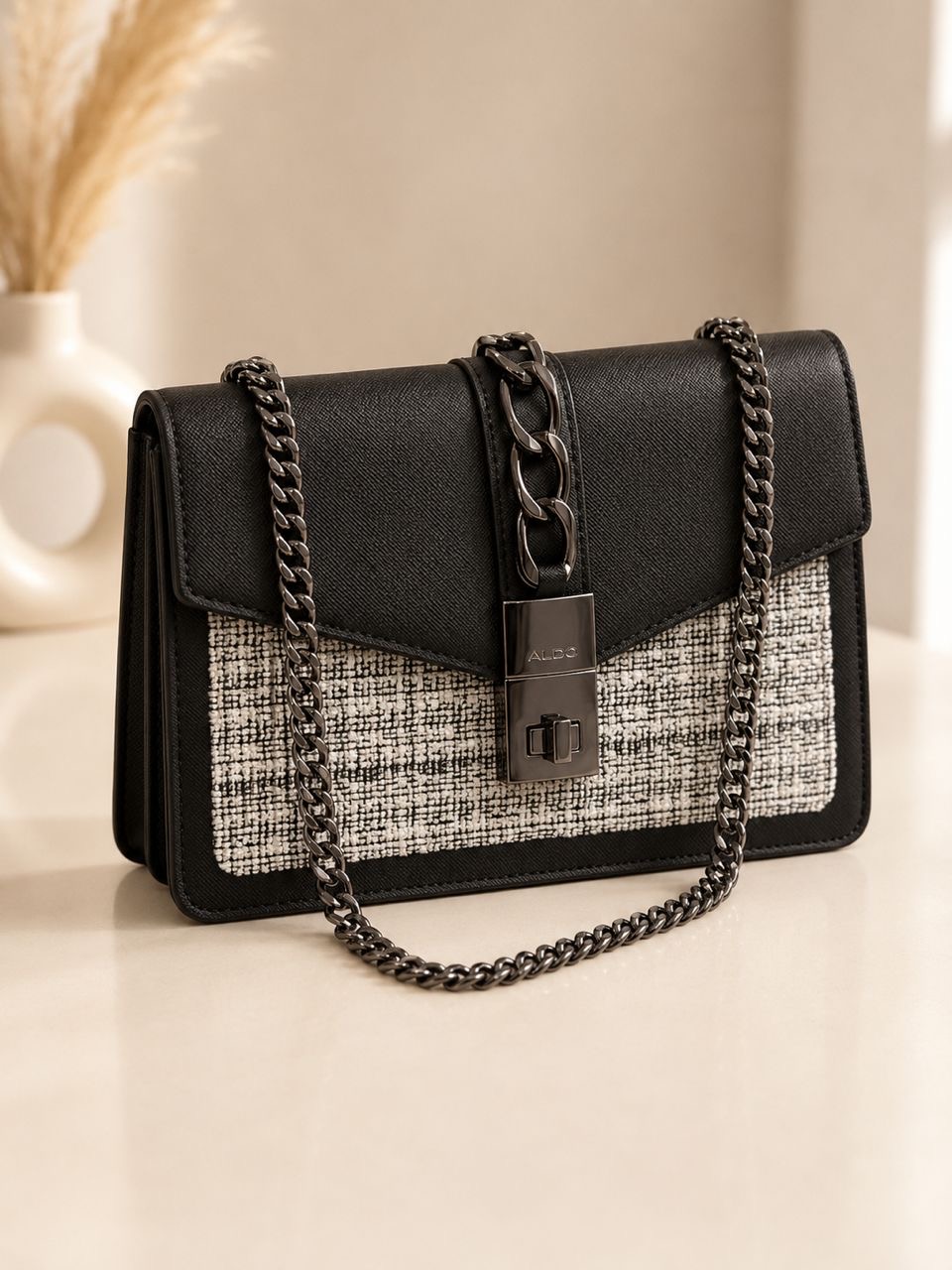 SAC ALDO NOIR GRIS