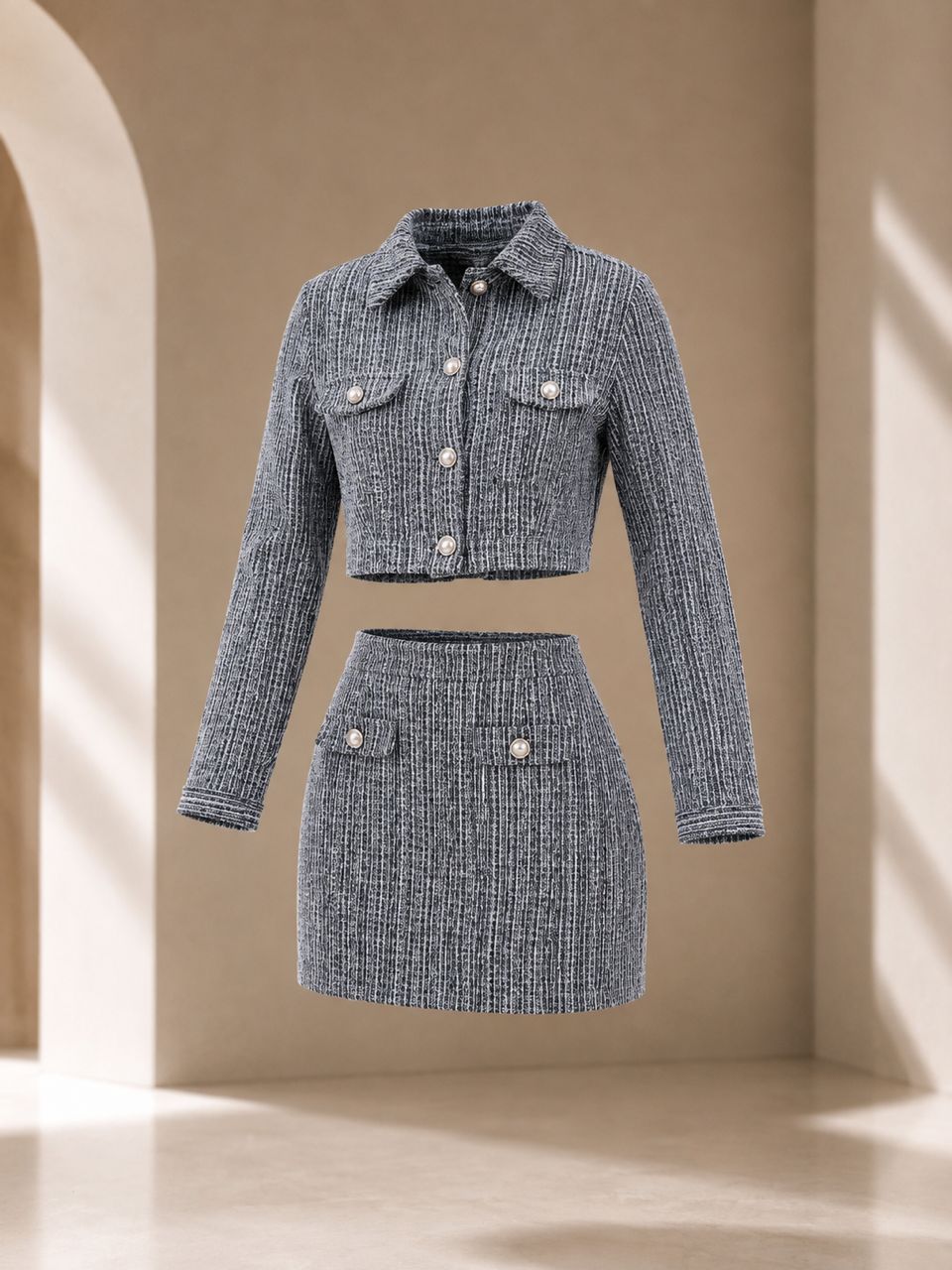 ENSEMBLE VESTE ET JUPE FOREVER 21